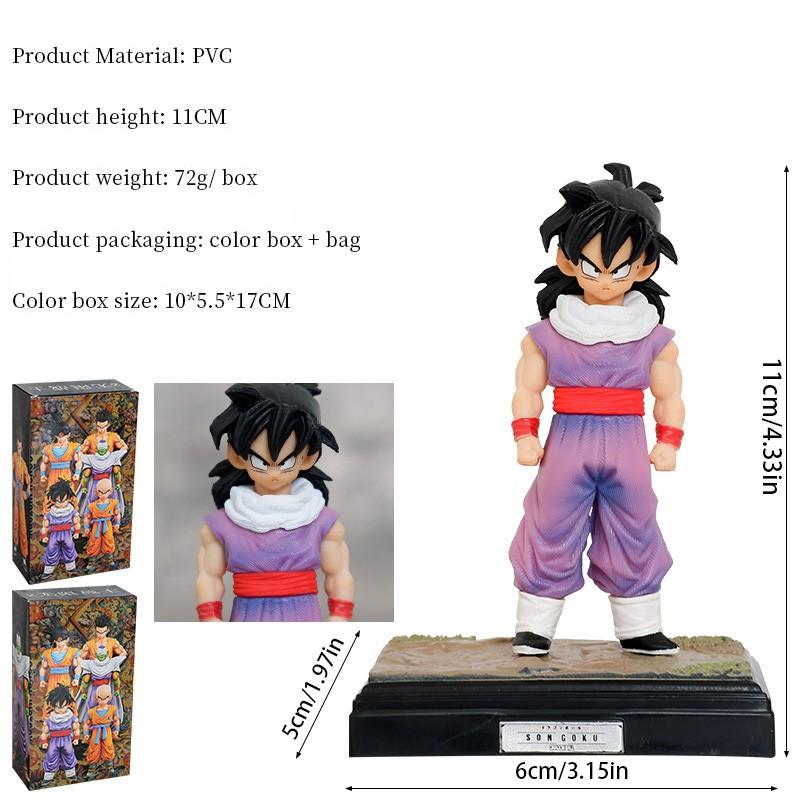 Dragon Ball Z Kid Gohan Figure - Purple Gi Standing Statue, Childhood Son Gohan Anime Collectible, Ideal Gift for Fans, Collectible PVC Figure, Anime Character Statue, Collectible Figurine, Statue Figurines