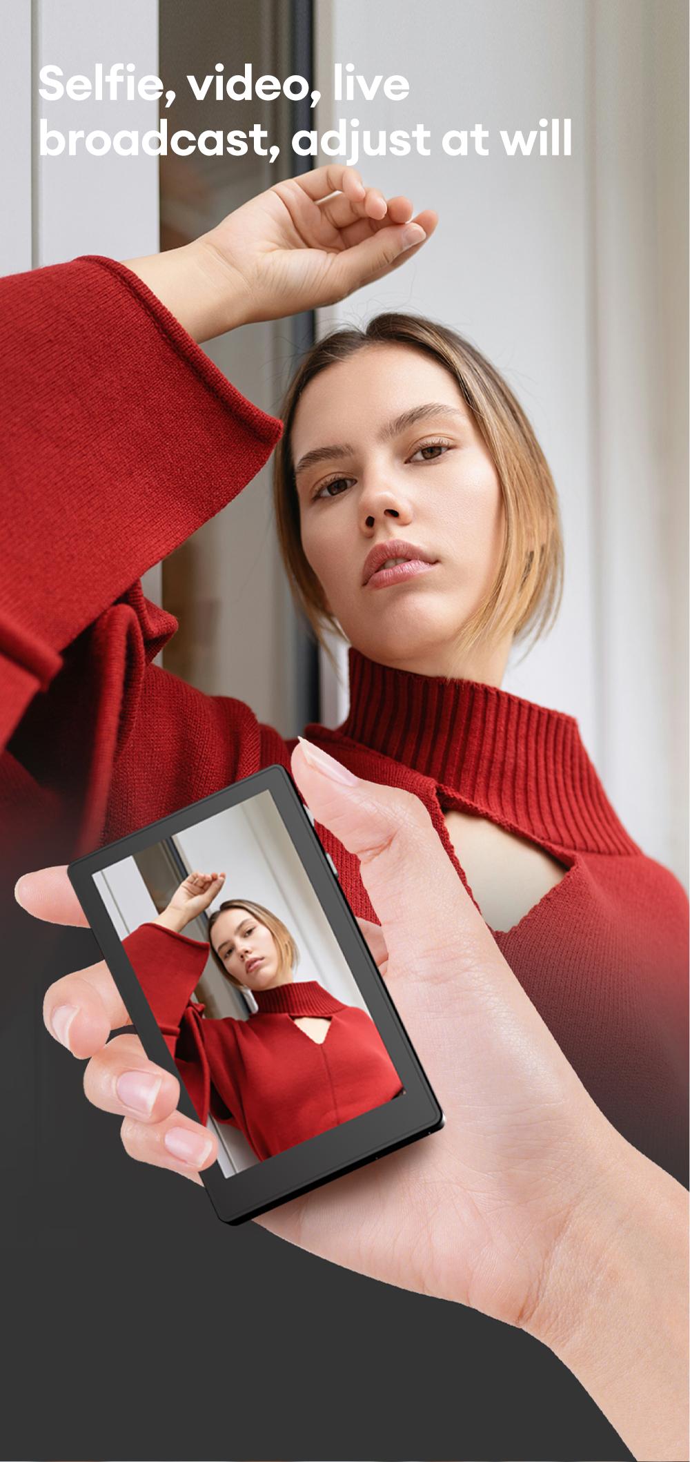 MGALL T20 Magnetic Wireless Self Display, Perfect for Content Creation, Selfies, Videos, Live Broadcasts, Adjustable Screen Ratio, Compatible with iOS, Android & HarmonyOS Mobile Phones