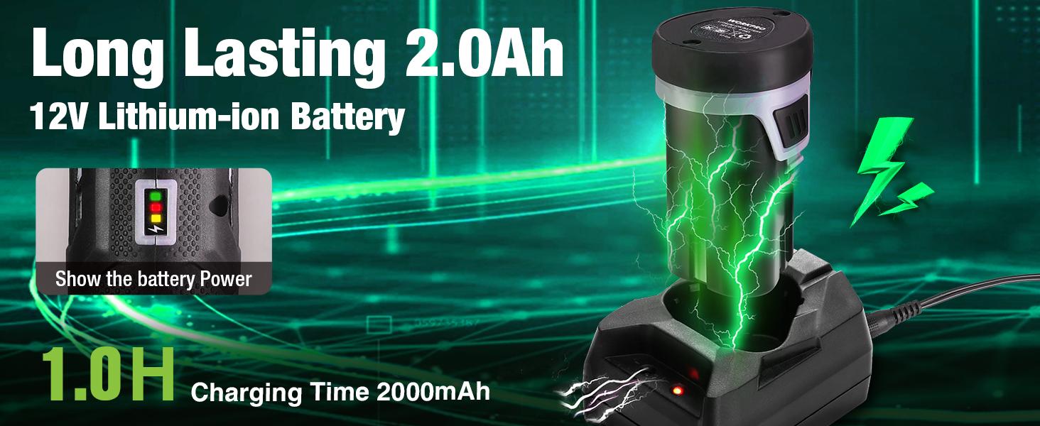 #JumpstartSale WORKPRO 12V Cordless Electric Fillet Knife with 8"& 10"Razor-Sharp Blades, Cordless Fillet Knife with Non-slip Grip Handle and Safety Lock, 2 Rechargeable Battery Packs, 1 Quick Battery Charger, and 1 Storage Carry Case for Fishing