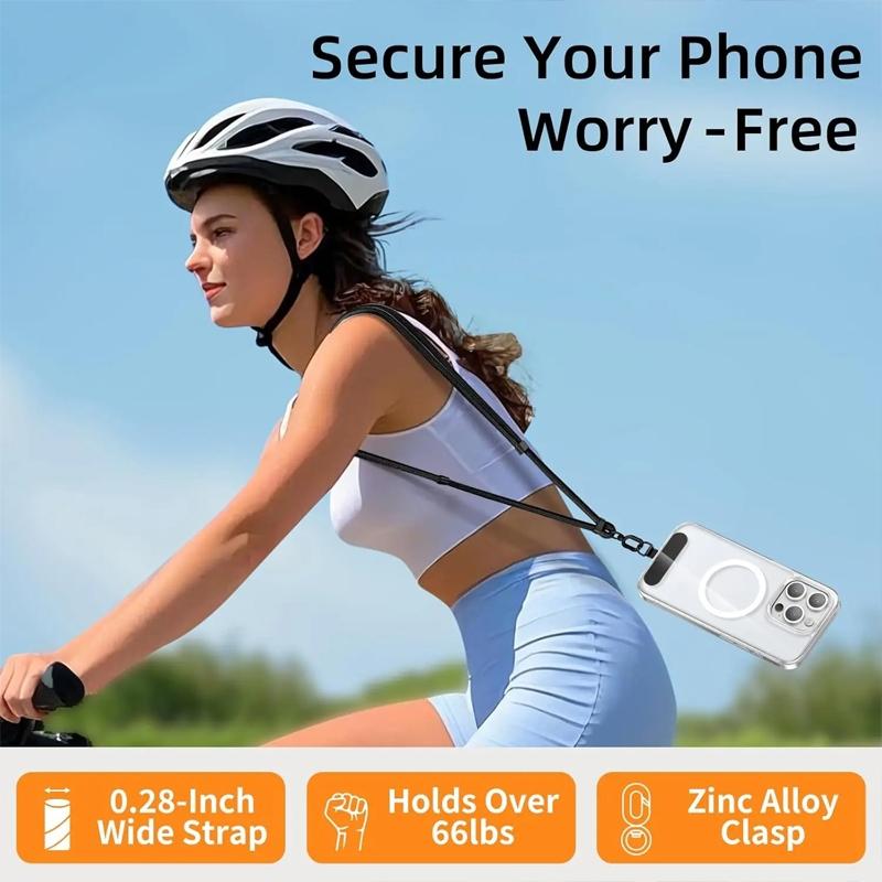 Multifunctional Adjustable Long Phone Lanyard, Durable Neck Strap, Universal Fit for All Phones, Anti-Drop, Crossbody Rope, Cell Phone Charm