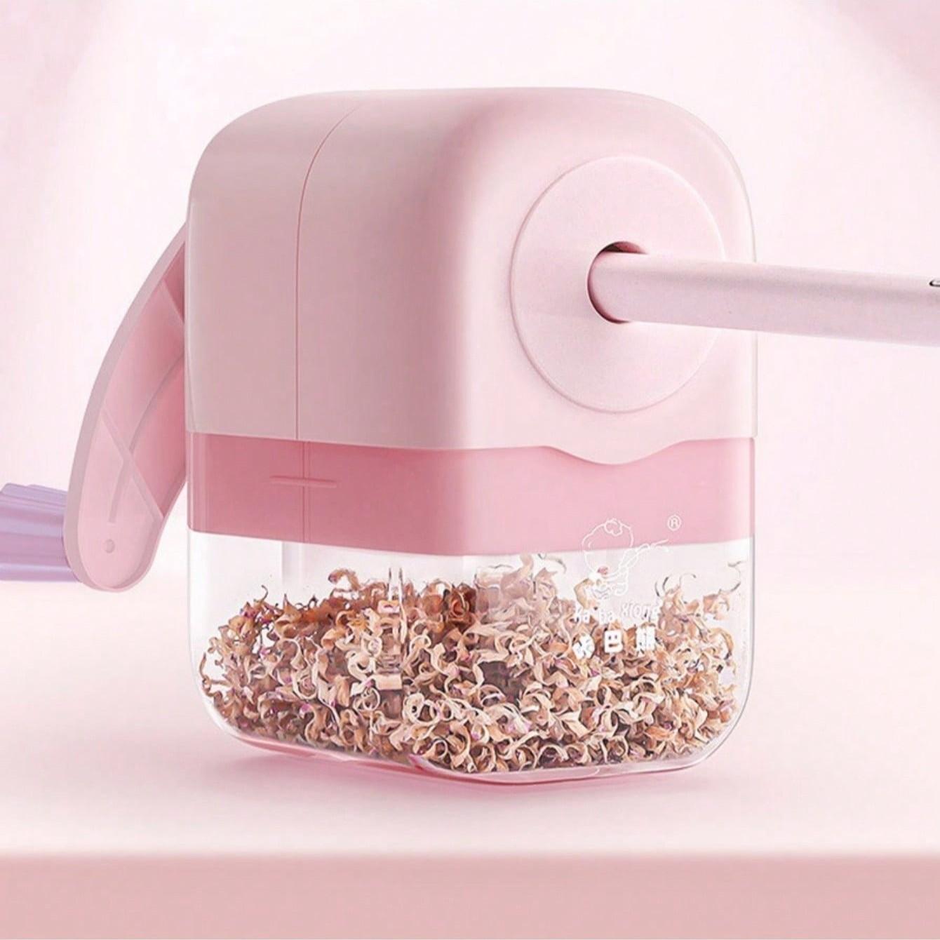 Hand-Cranked Mechanical Pencil Sharpener, Precision Shaping, Durable Design for Classroom and Office Use, Essential Tool for Artists and Students, Office Supplies