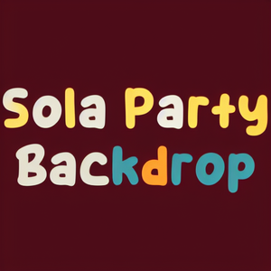 Sola Party Backdrop