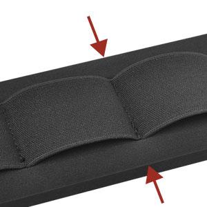 LEKATO LGS-4 Guitar Strap with 3.3" Wide Sponge Pad, Bass Straps for Electric Guitar for Effective Decompression Padded Bass Guitar Straps Adjustable Length from 42" to 58" with 2 Safety Locks & 6 Picks