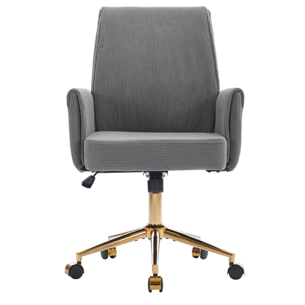 AobtkelMid-back liftable office chair, striped fabric, and ergonomically designed, is an excellent choice for working, studying or relaxing. The mid-back design provides a better sitting experience.Gray