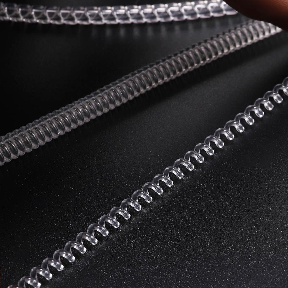 4pcs/lot Transparent Spiral Based Ring Tools Spring Coil Ring Size Adjuster Guard Tightener Reducer Resizing Tool For Jewelry