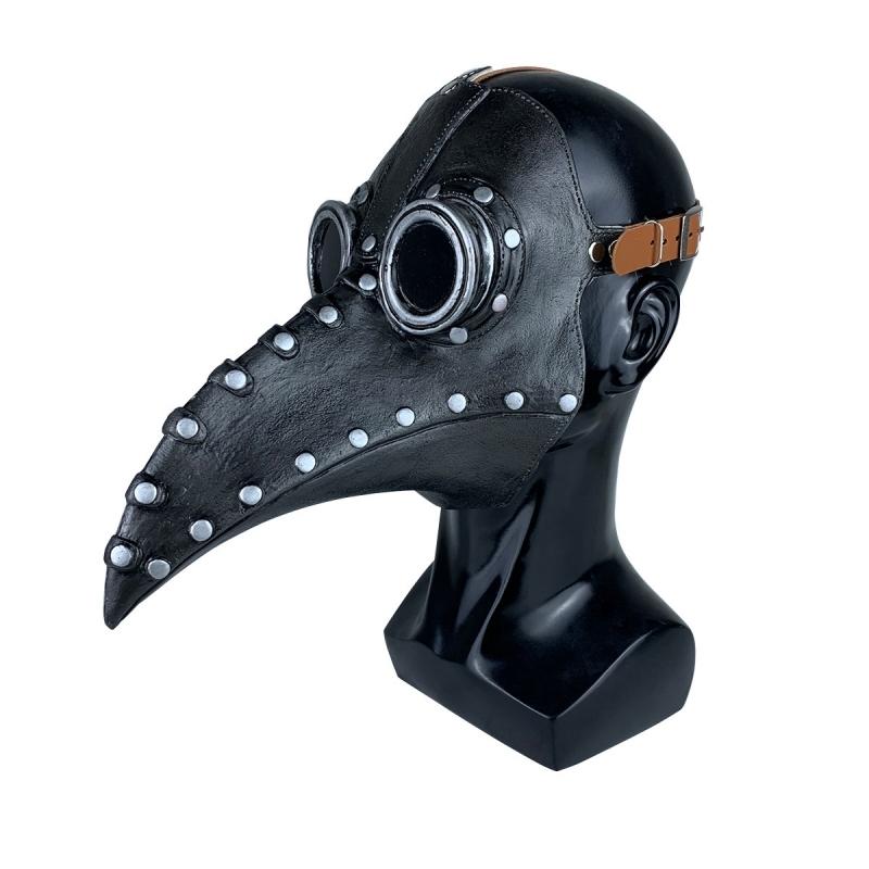 Steam Punk Plague Doctor Mask, Bird Beak Costume Accessory for Halloween Party, Unique Cosplay Prop for Dress-Up Events