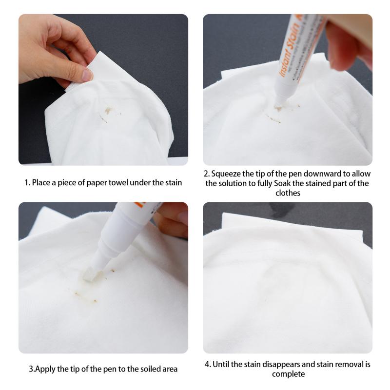 3/5Pcs Stain Bleach Pen,Portable Travel Bleach Pen for Clothing Stain Removal,Clothes Stain Remover Pen Grease Stain Remover Wash Free Laundry Clean Pen Instantly Remove Stains