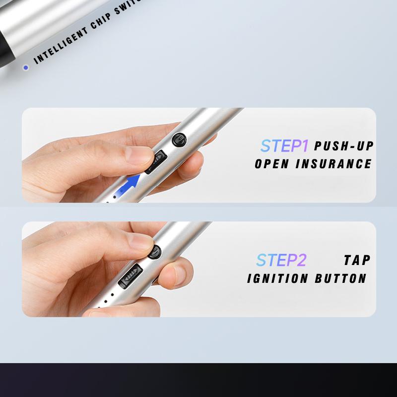 Ignite the Candle Electric Tool,  Mothers Day Gifts for Mom from Daughter Son, Birthday Gifts for Mom Women Men Wife Sister Self Igniter Torch Portable Rechargeable  Pink Orange Gradient Kitchen Utensils Aluminum Cooking Utility bushcraft  tools