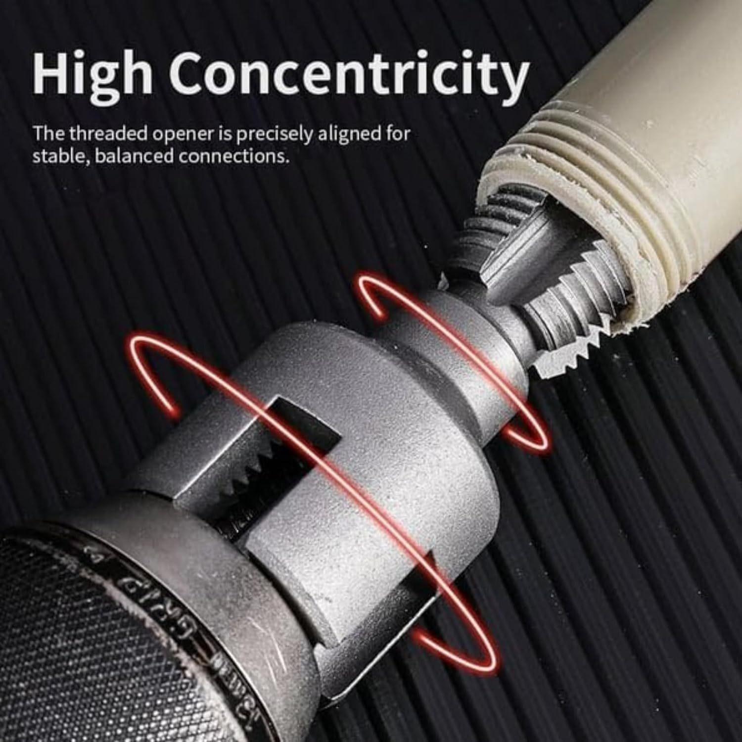 Dual Size Pipe Tapping & Threading Tool, Durable Construction, Ideal for Various Applications, Reliable Performance, Long-Lasting Design