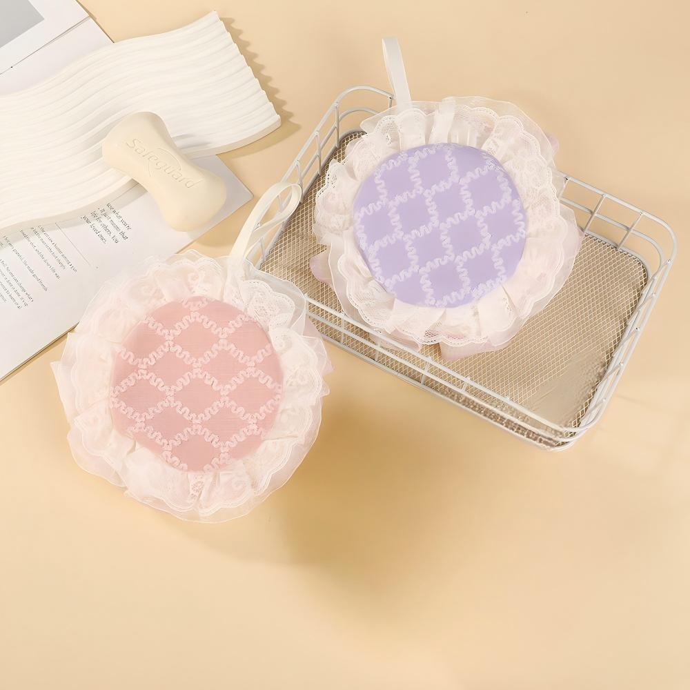 Two-In-One Bath Towel with Soap Holder, Foaming Net Bag for Rich Lather, Thickened Body Wash Brush, Daily Shower Essentials