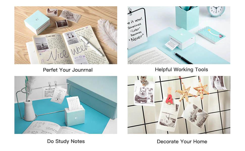 Phomemo M02 Mini Sticker Printer – Portable Inkless Thermal Printer for DIY Crafts, Journals, Photos, Study Notes & Labels – Ideal for Home, School & Travel Phomemo M02 Mini Sticker Printer – Portable Inkless Thermal Printer for DIY Crafts, Journals, Photos, Study Notes & Labels – Ideal for Home, School & Travel