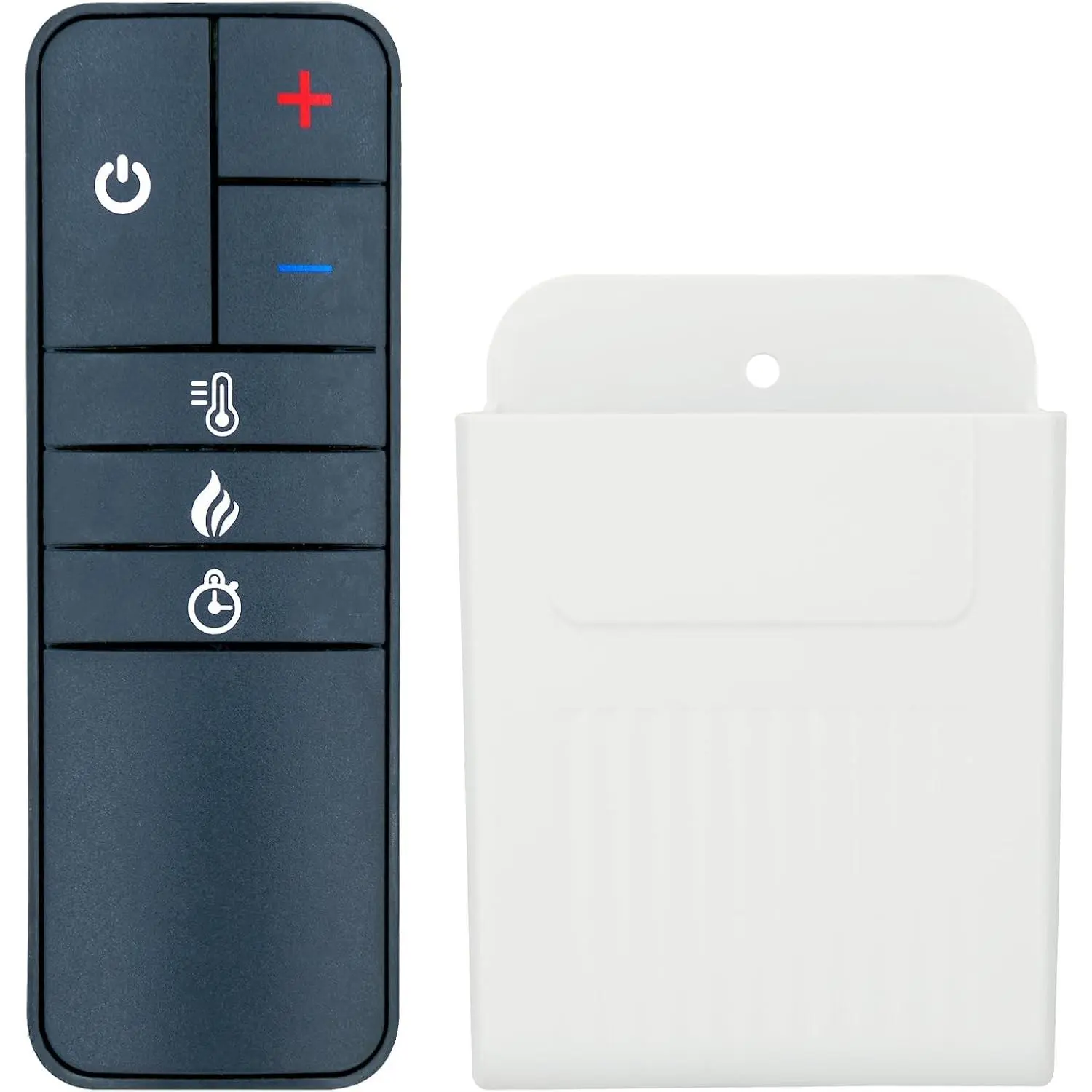 Replacement for Electric Fireplace Heater Remote Control 00RC006B LWFP62-8 LWFP58-7,with Wall Mounting Bracket