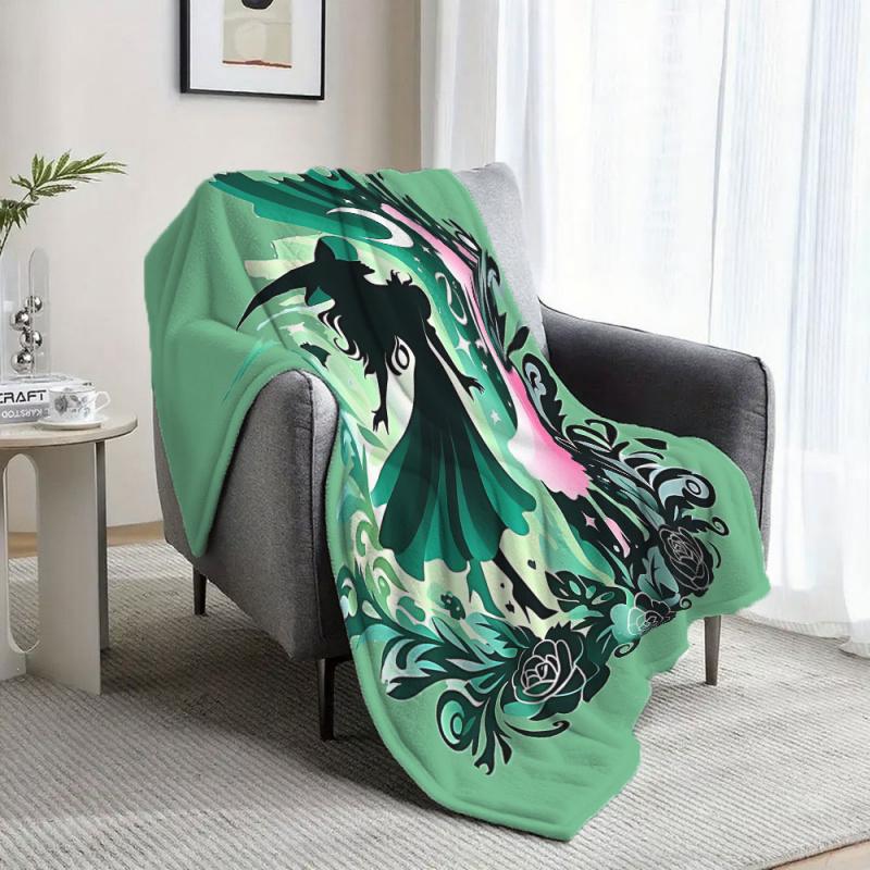 Trendy Blanket Elphaba Glinda Wicked the Musical Smooth blanket Great for bedroom beds sofas picnics and travel throws