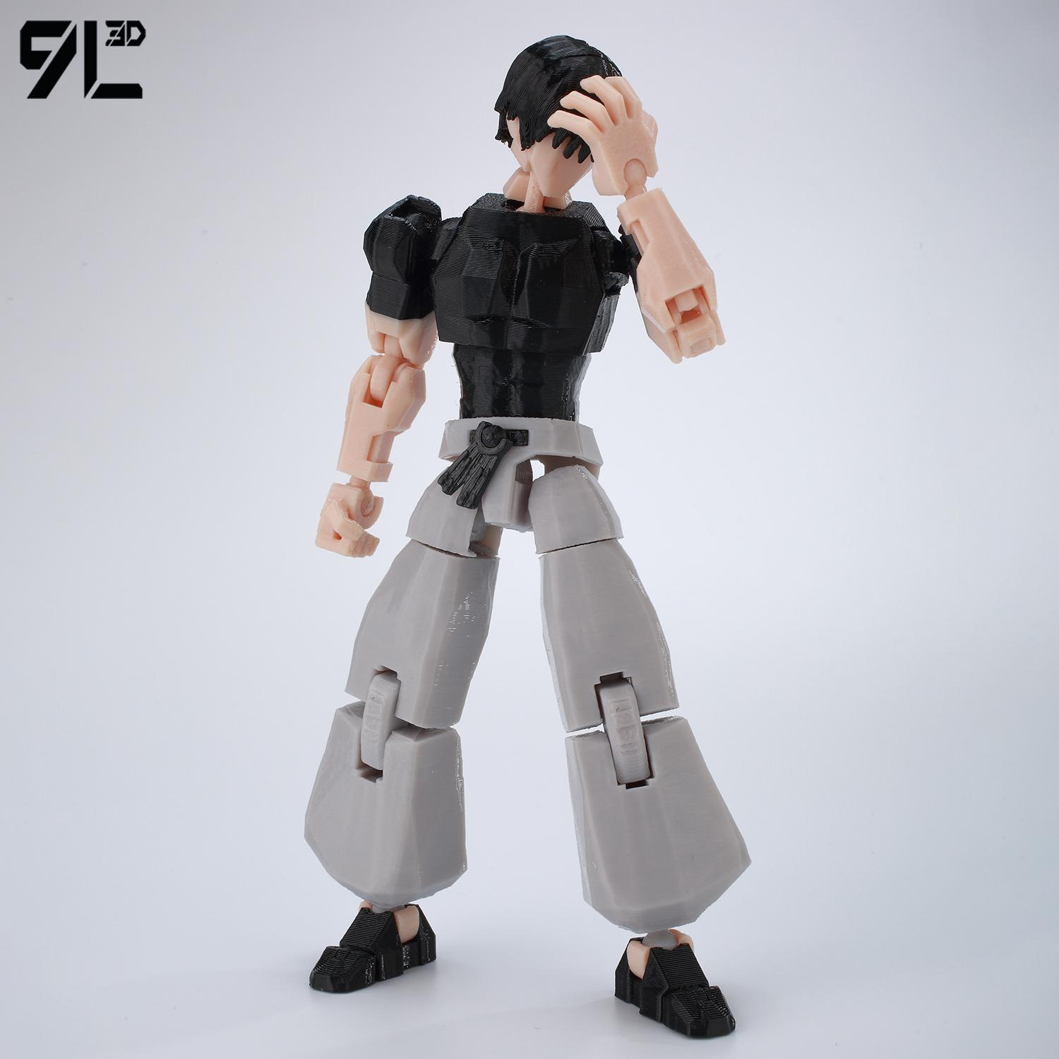 9L3D Printed Jujutsu Kaisen Fushiguro Toji Anime Multi-Jointed Shapeshift Toys Action Figures Mannequin Model Ornaments Gift Toy 9L3D Printed Jujutsu Kaisen Fushiguro Toji Anime Multi-Jointed Shapeshift Toys Action Figures Mannequin Model Ornaments Gift Toy
