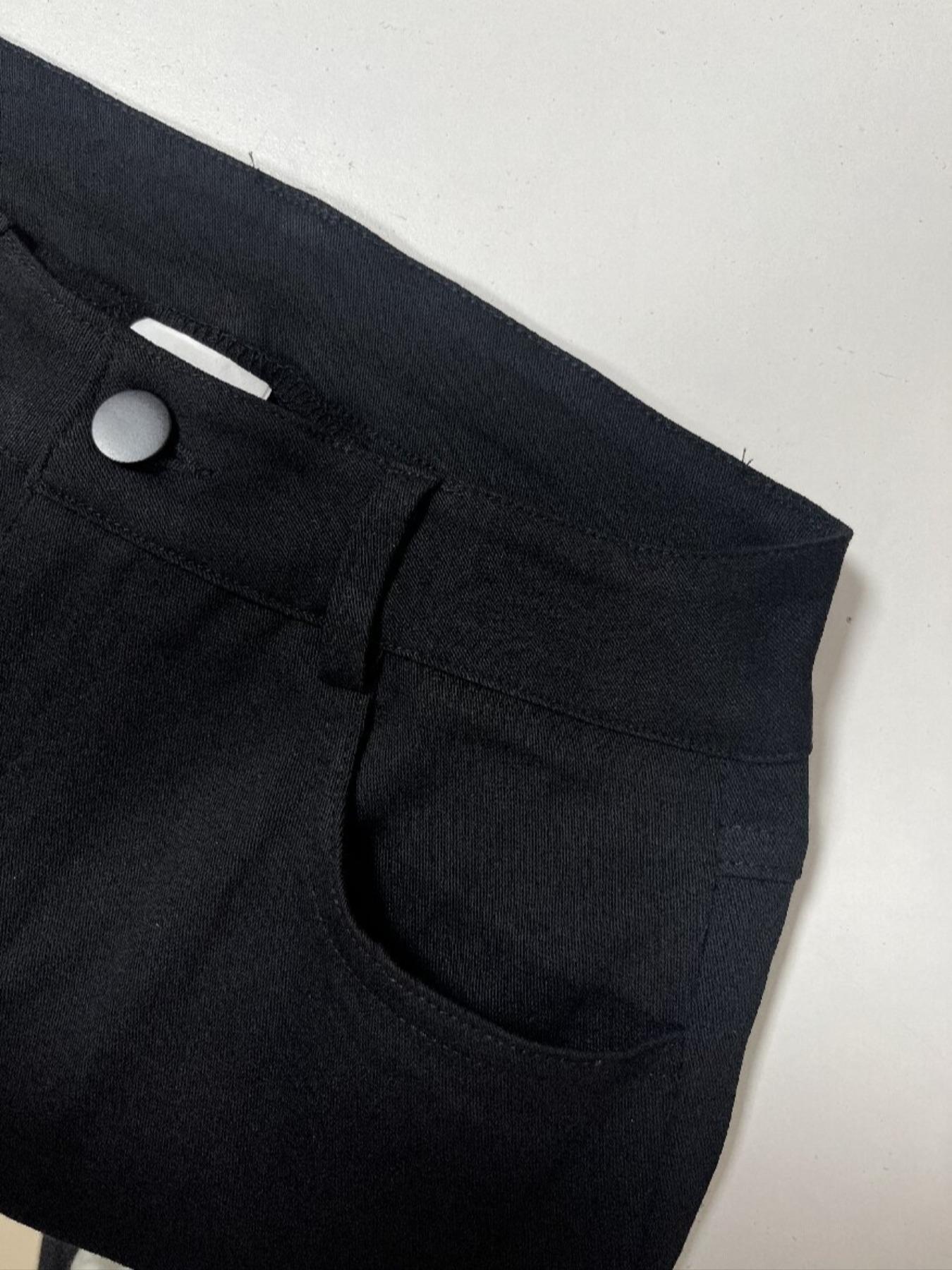 Women's Plain Button Pocket Skinny Stretchy Jeans, Elegant High Waist Denim Pants for Daily Wear, Ladies Bottoms for All Seasons