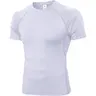Men's Slim Snug Cut Dry Fit Compression Lightweight Rash Guard Swimsuit - UV Sun Protection Activewear for Gym, Runs, Soccer, Baseball, Punching Bag Use, Male Sports & Outdoor Clothing