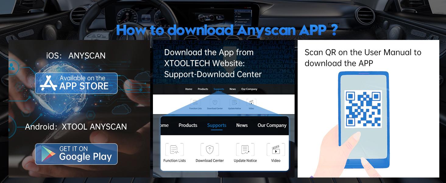 XTOOL Anyscan A30M Wireless BT OBD2 Scanner for Android & iPhone, 2025 Newest Bidirectional Scan Tool with Free Updates, All System Diagnostics, 21 Resets, ABS Bleed, Upgraded Ver. of A30, A30D XTOOL Anyscan A30M Wireless BT OBD2 Scanner for Android & iPhone, 2025 Newest Bidirectional Scan Tool with Free Updates, All System Diagnostics, 21 Resets, ABS Bleed, Upgraded Ver. of A30, A30D