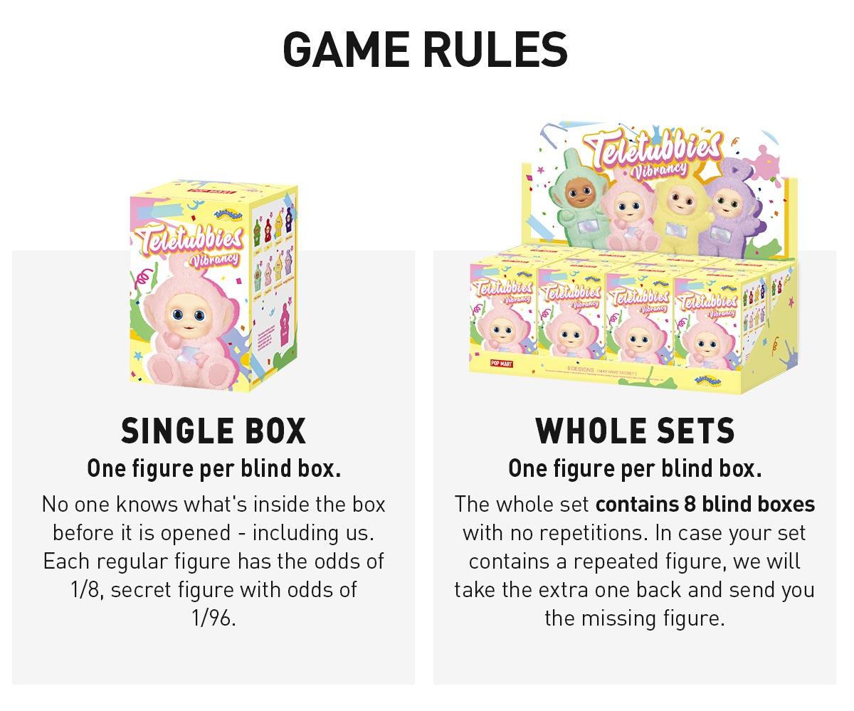 POP MART Teletubbies Vibrancy Series Figures POP MART Teletubbies Vibrancy Series Figures