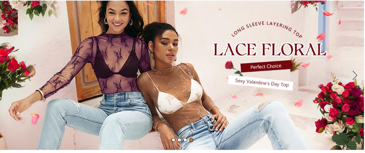 MEROKEETY Womens 2025 Lace Mesh Sheer Long Sleeve Top Sexy Y2k Mock Neck See Through Shirt Blouses