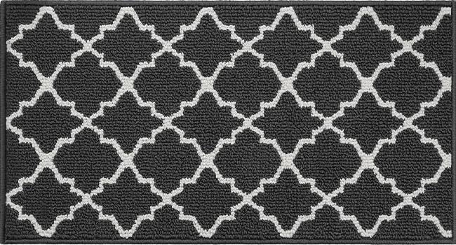 Washable Non Slip Runner Rug, Dirt Trapping Rubber Backing Carpet Runner for Entryway Hallway Kitchen Laundry Room