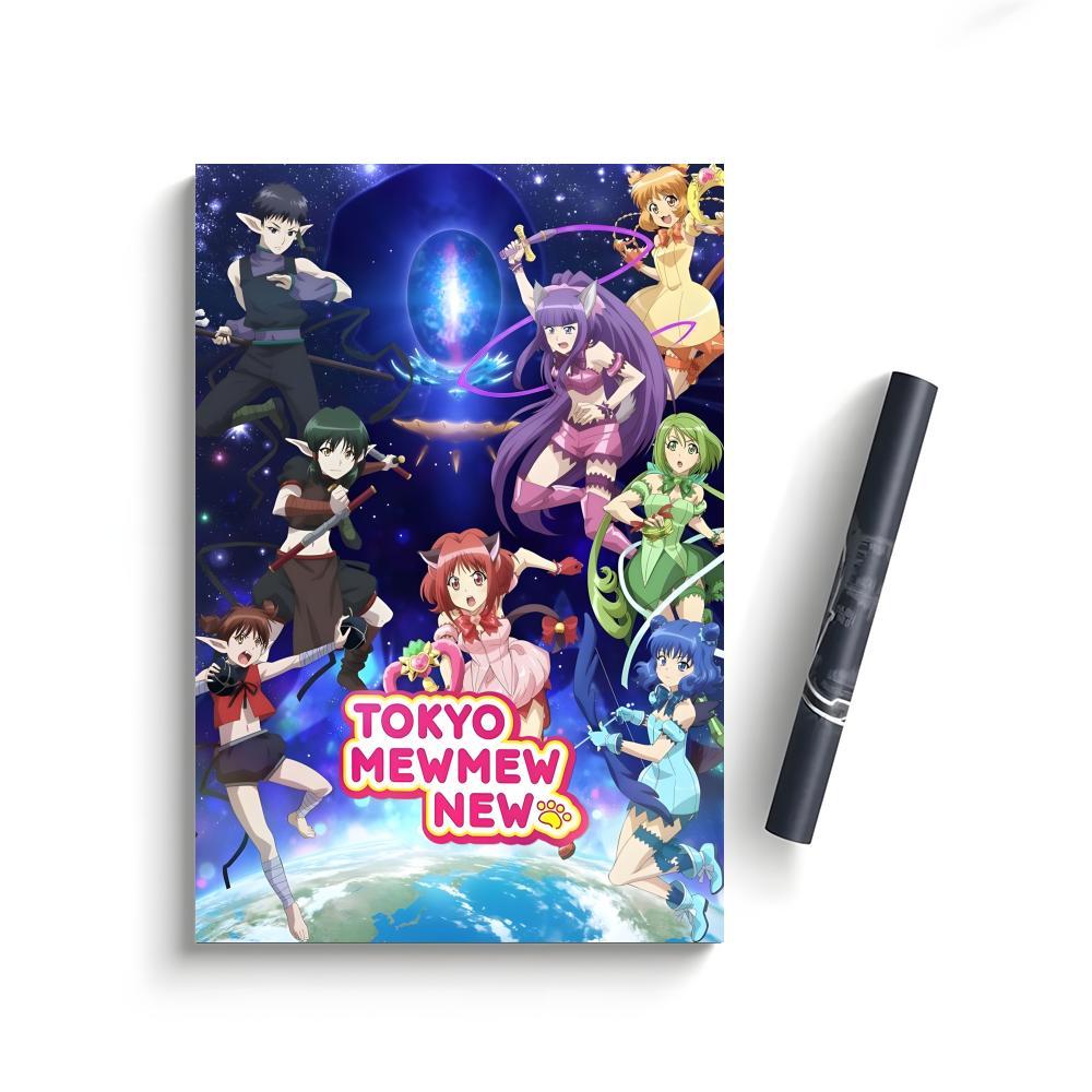 T-Tokyo mew mew anime Poster Bedroom Home Decor Art Poster Perfect Gift for Family and Friends