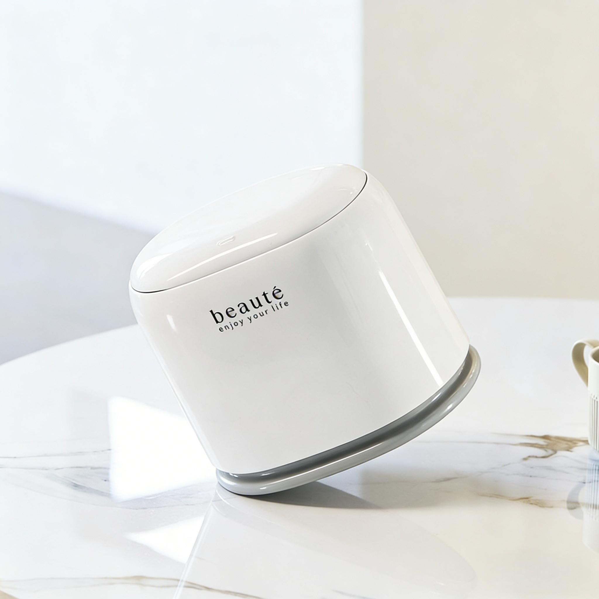 Stylish Press Type Desktop Garbage Bin, Luxury Design for Desk & Living Room, Compact Waste Container, Durable & Convenient for Daily Use