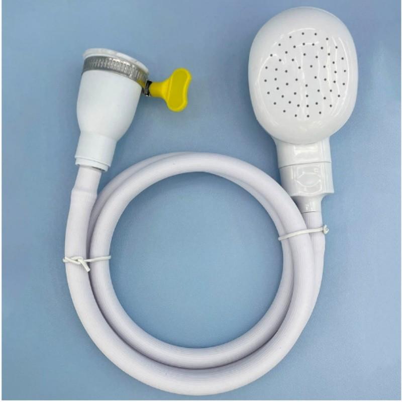 【Pet Bathing】51.1" Faucet Extender Hose with Shower Head, Shower Attachment | Multi-Function Bathroom Tool for Hair & Pet Washing, No Mess Flexible Sink Adapter