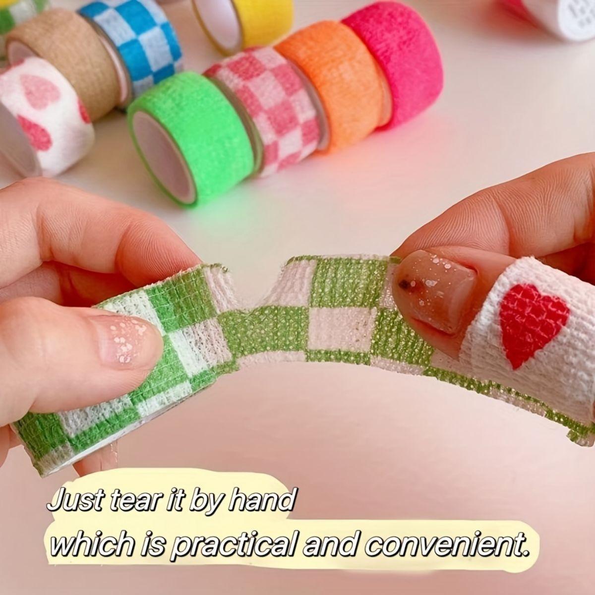 Elastic Self-Adhesive Bandage for Pets, Cute Design, Multiple Sizes Available, Ideal for Ankles, Hands, Knees, Paws, Dogs, Cats