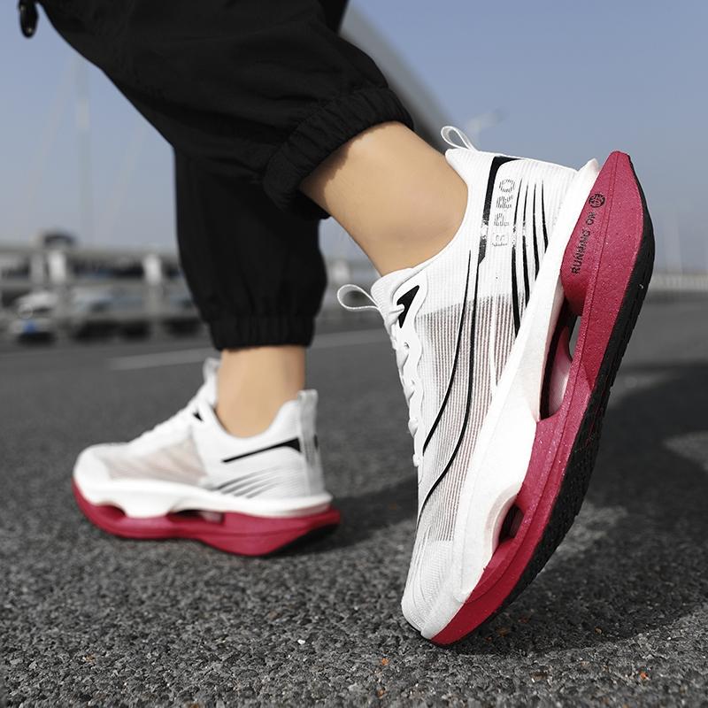 High-End Carbon Plate Cushioning Sneakers | Unisex Walking Running Sneakers Breathable Soft Anti-Slip Wear-Resistant 35-45