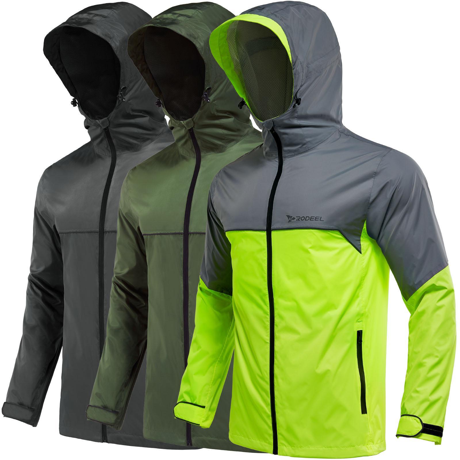 【RODEEL】710 Waterproof Jacket with Storage Pouch Men High Visibility Lightweight Breathable Hooded Rainwear Durable Rain Coat Weatherproof Windbreaker For Outdoor Sports Hiking Camping Fishing Boating Construction Landscaping Gardening, Holiday Gift 【RODEEL】710 Waterproof Jacket with Storage Pouch Men High Visibility Lightweight Breathable Hooded Rainwear Durable Rain Coat Weatherproof Windbreaker For Outdoor Sports Hiking Camping Fishing Boating Construction Landscaping Gardening, Holiday Gift