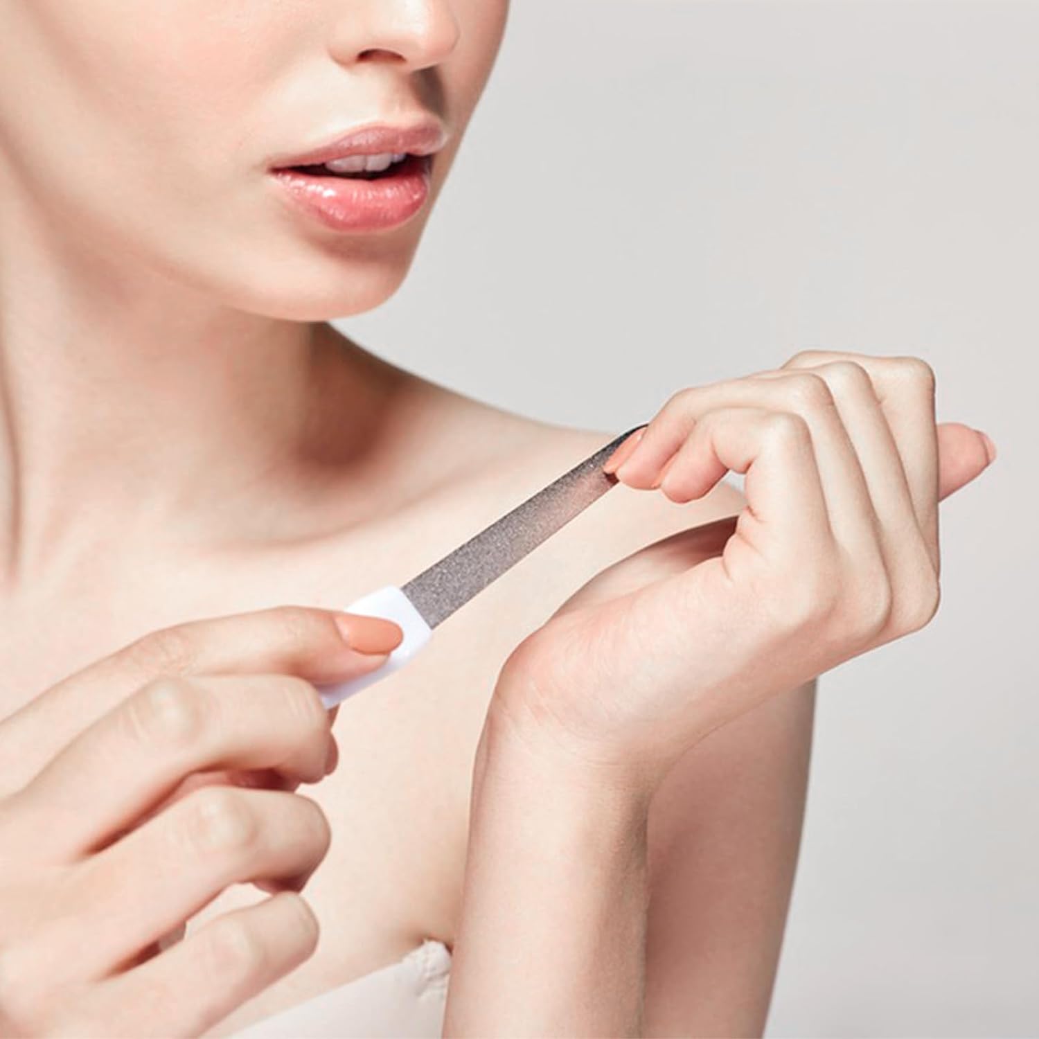 10pcs Double-Sided Metal Nail Files, Professional DIY Nail Art Accessories for Manicure and Pedicure Beauty