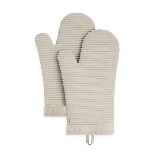 Silicone Insulation Gloves Kitchen Oven Microwave Oven High Temperature Baking Anti-Scalding Gloves
