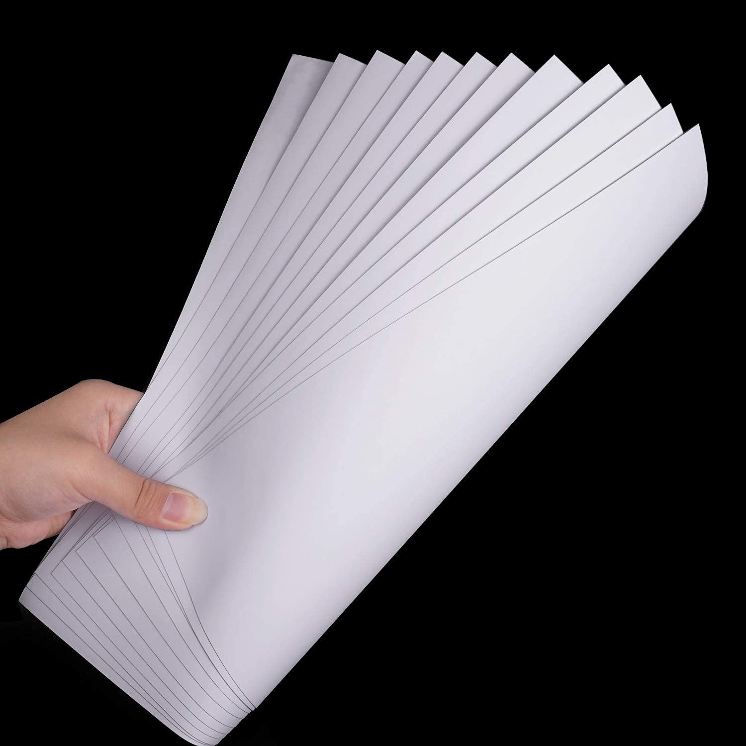 Printable Vinyl Sticker Paper for Inkjet Printer - 25 Matte White  Decal Paper Sheets - Dries  and Holds Ink Beautifully