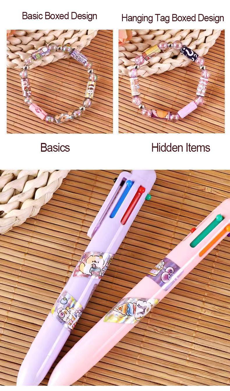StickiRolls Creative DIY Stickers Bracelet - No Battery Needed Hand String Bead Toy, Unisex Stress Relief Sensory Regulation Kids' Stationery for DIY Crafts, Beads