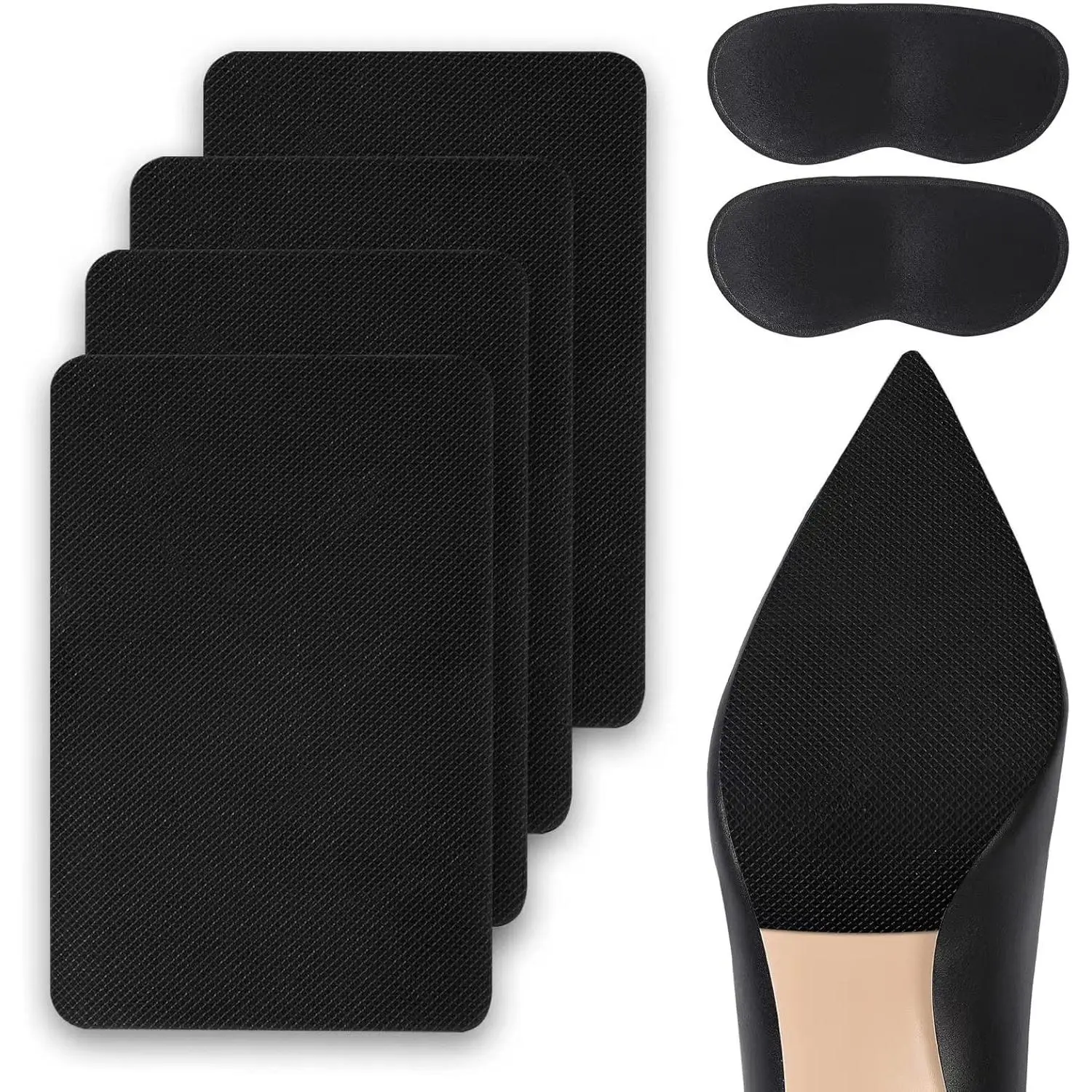 2 Pair Black Bottom Protector + 1 Pair H