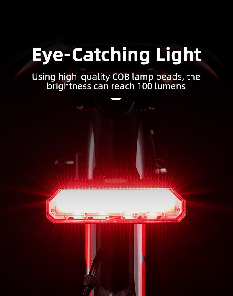 ROCKBROS Bicycle Rear Light Waterproof Saddle Tail light A54BK/WR01