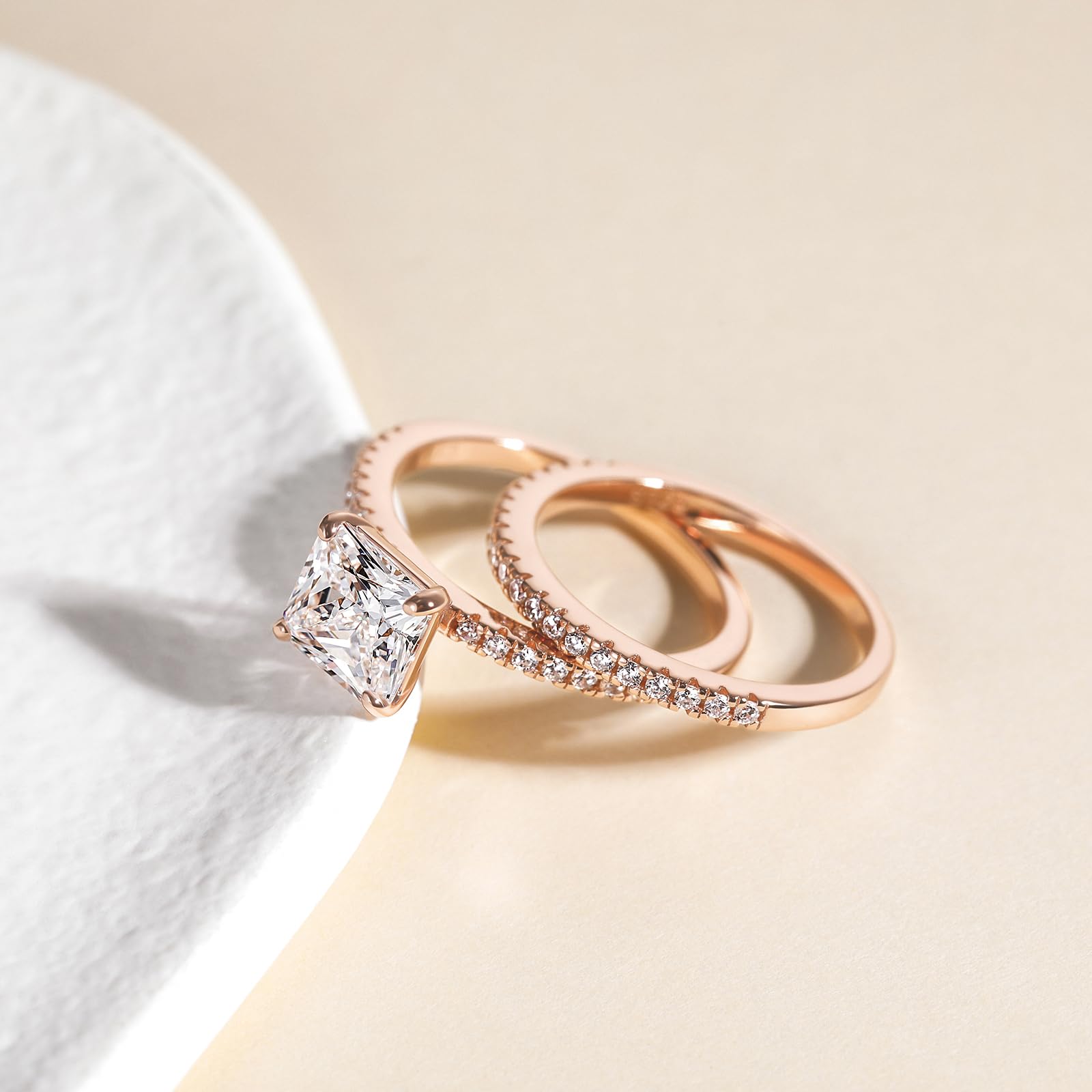 EAMTI 2CT 925 Sterling Silver Bridal Ring Sets Princess Cut CZ Engagement Rings Promise Rings for Her Wedding Bands for Women EAMTI 2CT 925 Sterling Silver Bridal Ring Sets Princess Cut CZ Engagement Rings Promise Rings for Her Wedding Bands for Women