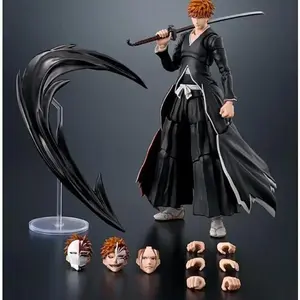 SHF the BLEACH Kurosaki ichigo Articulated Action Figure Model Toys 15cm