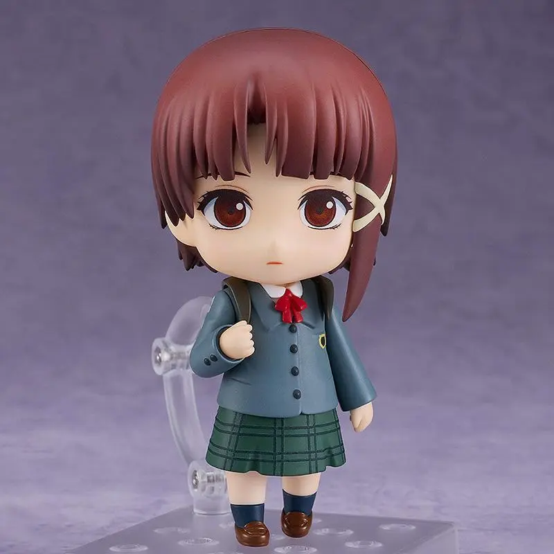 Nendoroid 2356 Iwakura Lain Serial Experiments Anime Chibi Pvc Posable Action Figure Collectible Desktop Ornament For Anime Fans Popular toys 2026 Hot selling toys