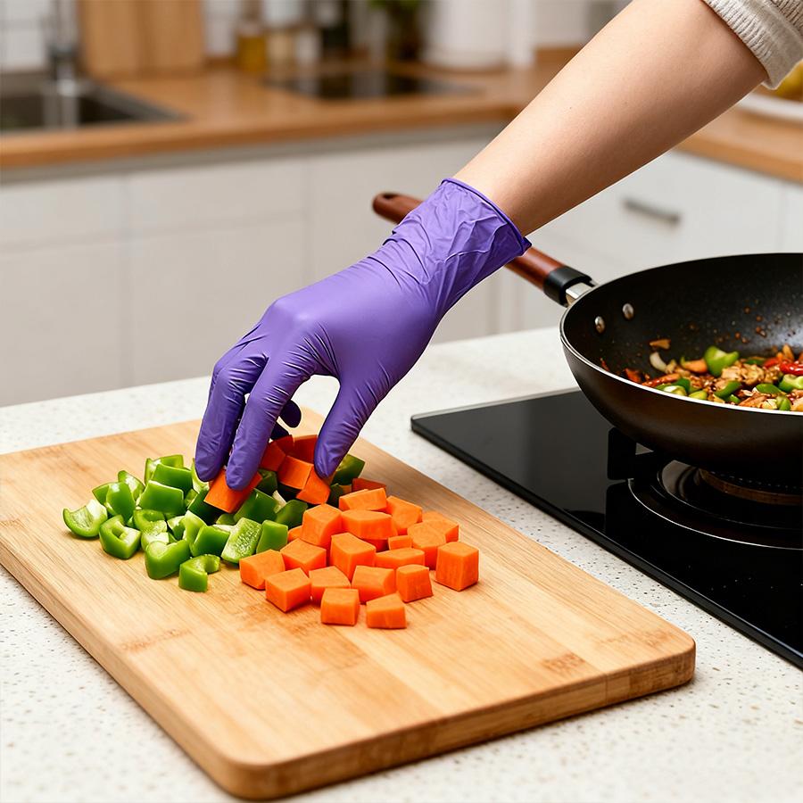 200/500Pcs Heavy-Duty Purple Nitrile Gloves-5.5 Mil Thick-Bulk Box Durable Gloves, Powder free Latex-Free, Single-Use, Heavy-duty Disposable Gloves, for Food Preparation Cleaning, Tattoo, Hair Dyeing, Pet Grooming, Beauty Salons, Household Chores 200/500Pcs Heavy-Duty Purple Nitrile Gloves-5.5 Mil Thick-Bulk Box Durable Gloves, Powder free Latex-Free, Single-Use, Heavy-duty Disposable Gloves, for Food Preparation Cleaning, Tattoo, Hair Dyeing, Pet Grooming, Beauty Salons, Household Chores