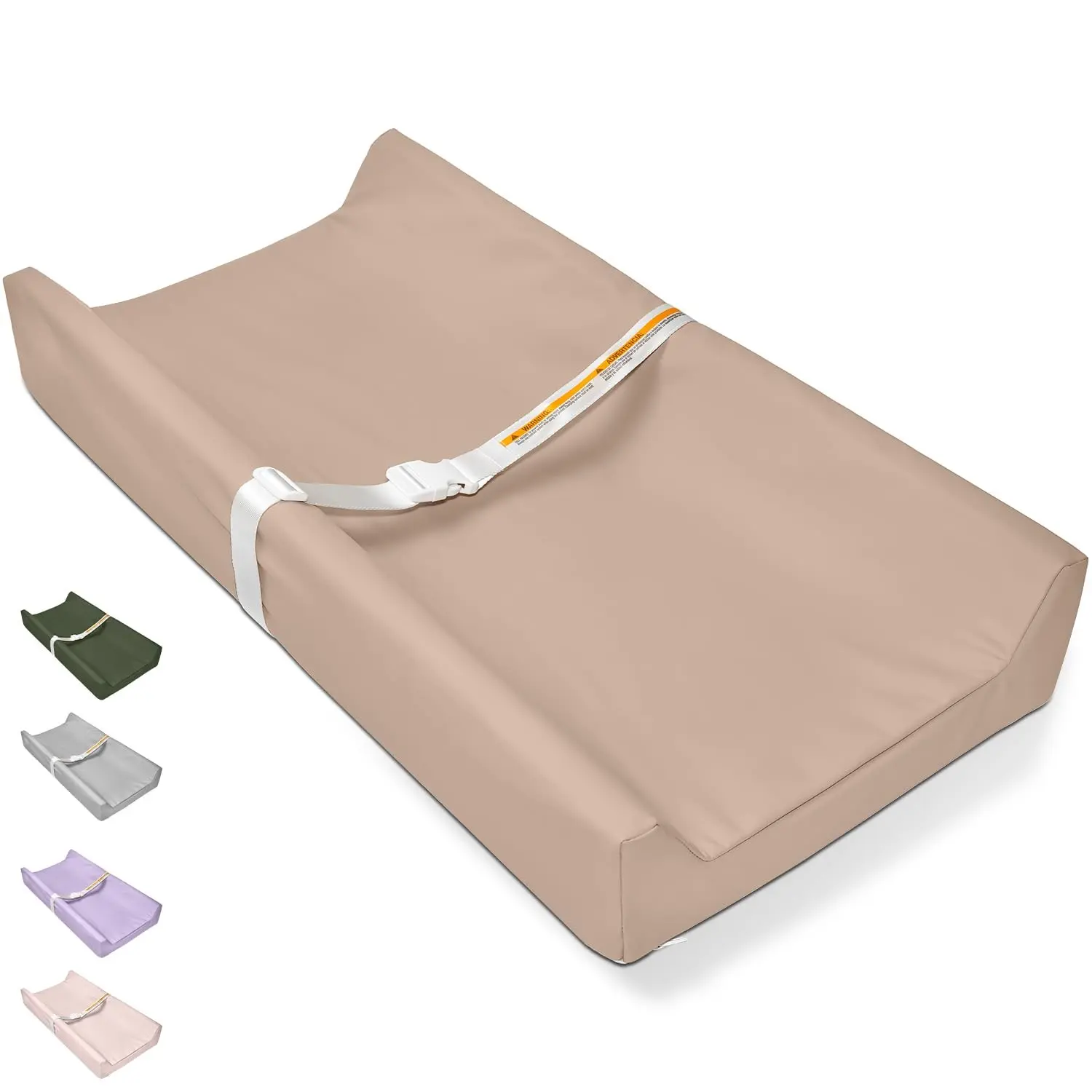 Waterproof Changing Pad Vegan Leather Wipeable Changing Table Pad