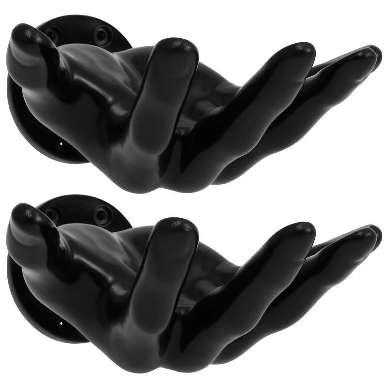1pc/2pcs Hand-Shaped Wall Hooks – Modern Home Storage & Organization, Easy-to-Install, Multi-Use Hanger for Balls, Clothes, and More, Utility Hooks, Wall Mounted Hook, Home Organizer Hook, Hanging Storage