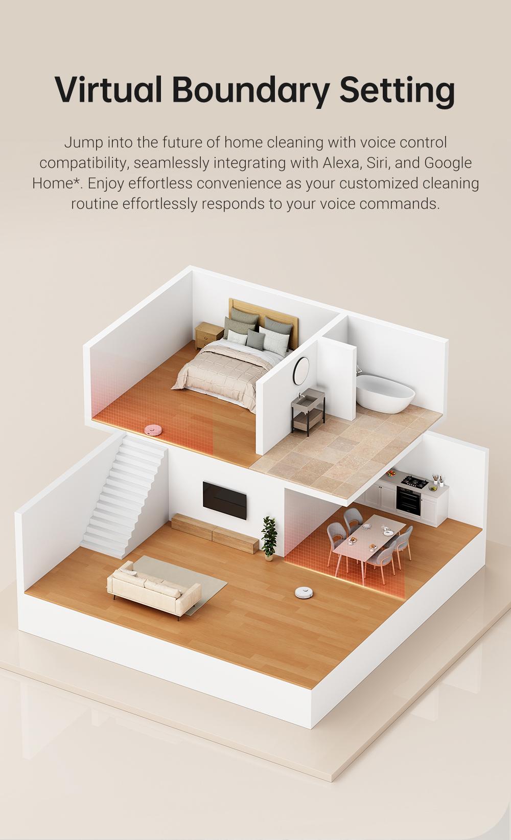 DREAME D10 Plus Gen 2 Robot Vacuum and Mop with Self-Emptying Base for 90 Days of Cleaning, 6000 Pa Suction and LiDAR Navigation, Obstacle Avoidance, Wi-Fi Connected