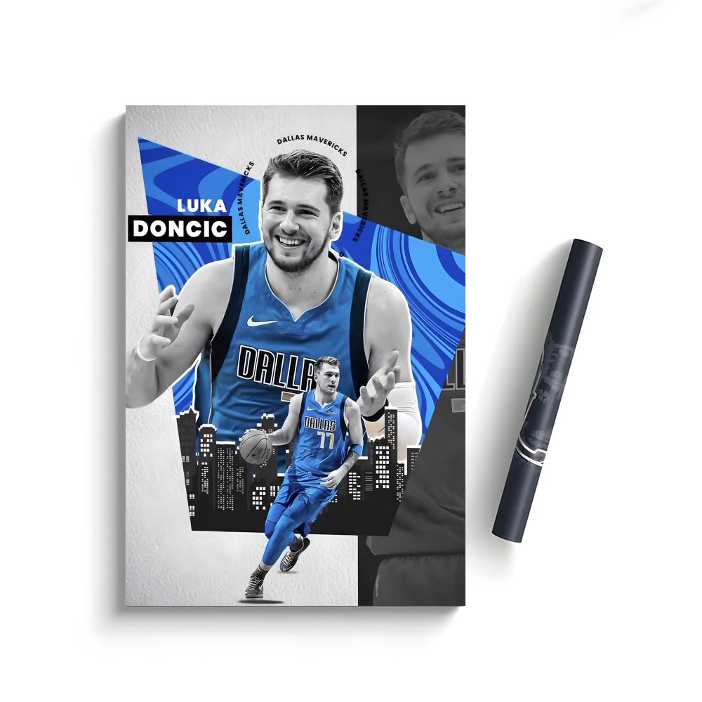 Luka Doncic Poster Bedroom Home Decor Art Poster Perfect Gift for Family and Friends