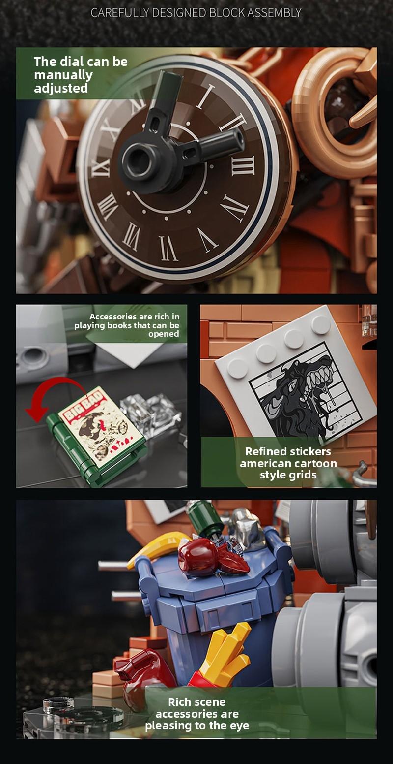 1200+pcs Owl Detective Magic Animal MOC Building Blocks Set Educational DIY Toys for Kids Adult Gifts Creative Bricks Toy Model