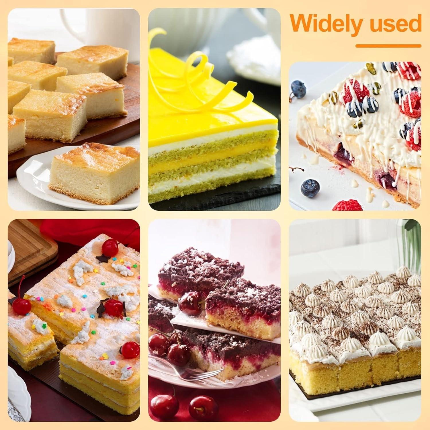 Rectangular Springform Cake Pan, Large Non-Stick Cheesecake Mold, Detachable Bottom, Home Kitchen DIY Baking Tool, Easy Cleanup