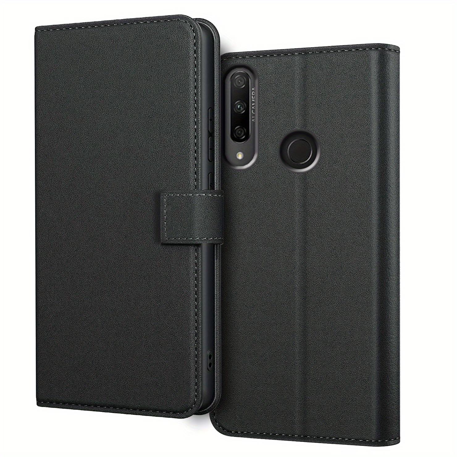 For Honor 9X / Huawei P Smart Z / Y9 Prime (2019) Case With Kickstand PU Leather Card Slot Black Wallet Flip Protective Phone Case Cover