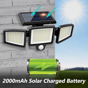 Tuffenough Solar Outdoor Lights 2500LM 210LED Security Lights,3 Heads Dimmable SpotLights with 3 Modes,IP65 Waterproof,Suitable for Yard, Garage, Porch,Patio, Garden,Farm,Chicken Coop, Barn,Horse Stable,Pool,#Deals for You Days Tuffenough Solar Outdoor Lights 2500LM 210LED Security Lights,3 Heads Dimmable SpotLights with 3 Modes,IP65 Waterproof,Suitable for Yard, Garage, Porch,Patio, Garden,Farm,Chicken Coop, Barn,Horse Stable,Pool,#Deals for You Days