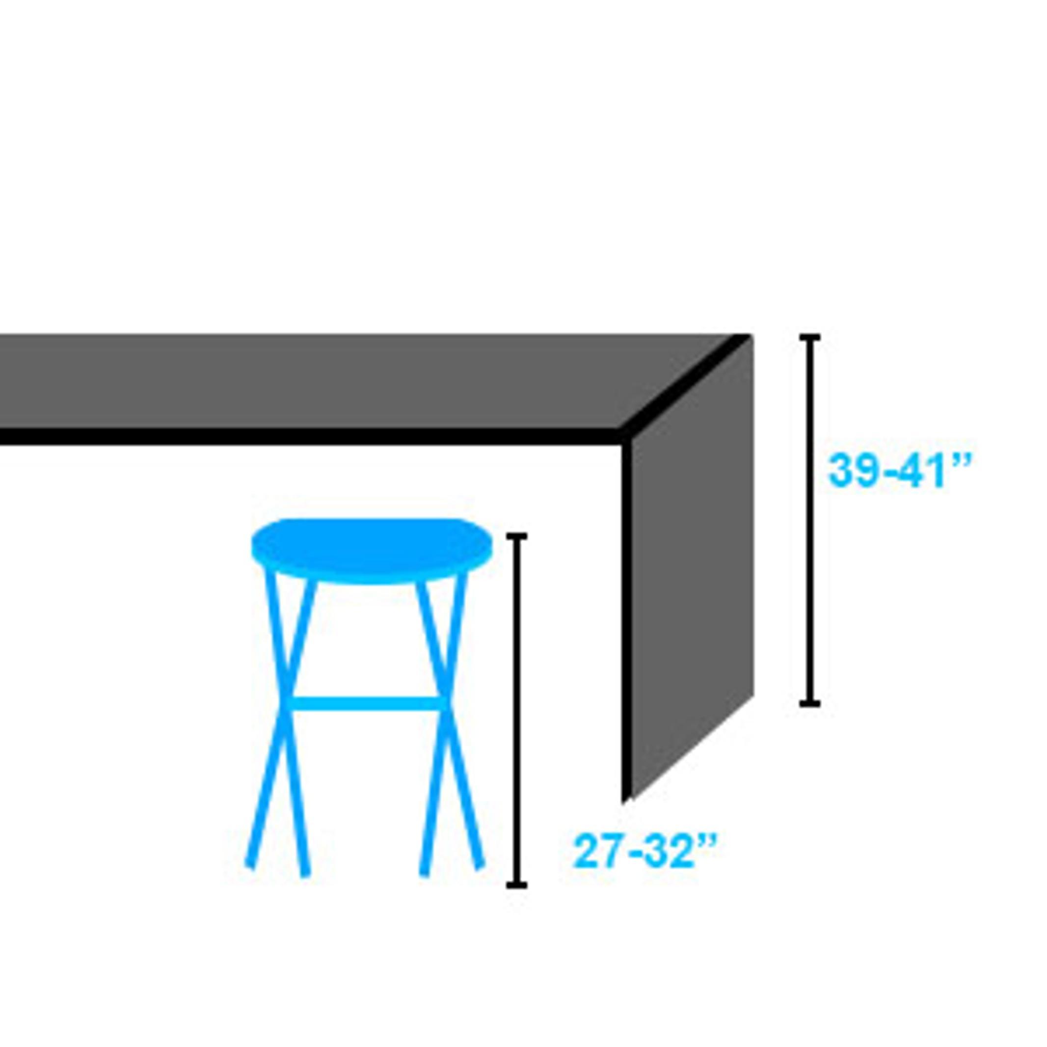 Folding Stool, 28in Portable Collapsible Bar Stool with Handle & Steel Frame, 330lbs Sturdy Foldable Lightweight Metal Chair for Outdoor/Indoor Kitchen Home Bar, Assembly Free (Set of 1, 28inch)