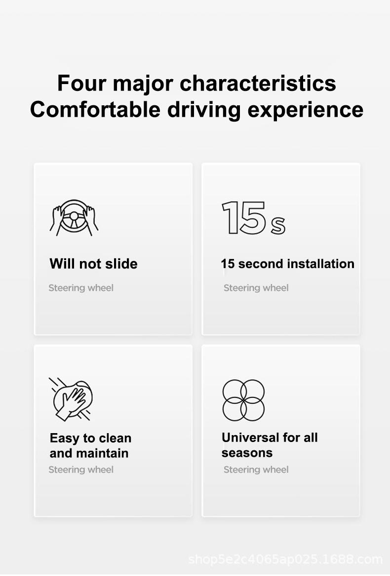 Suede Universal 38CM Car Steering Wheel Cover Booster Non-slip Cover For Tesla Model 3 Model S X Y Roadster SpaceX Auto Interior Accessories